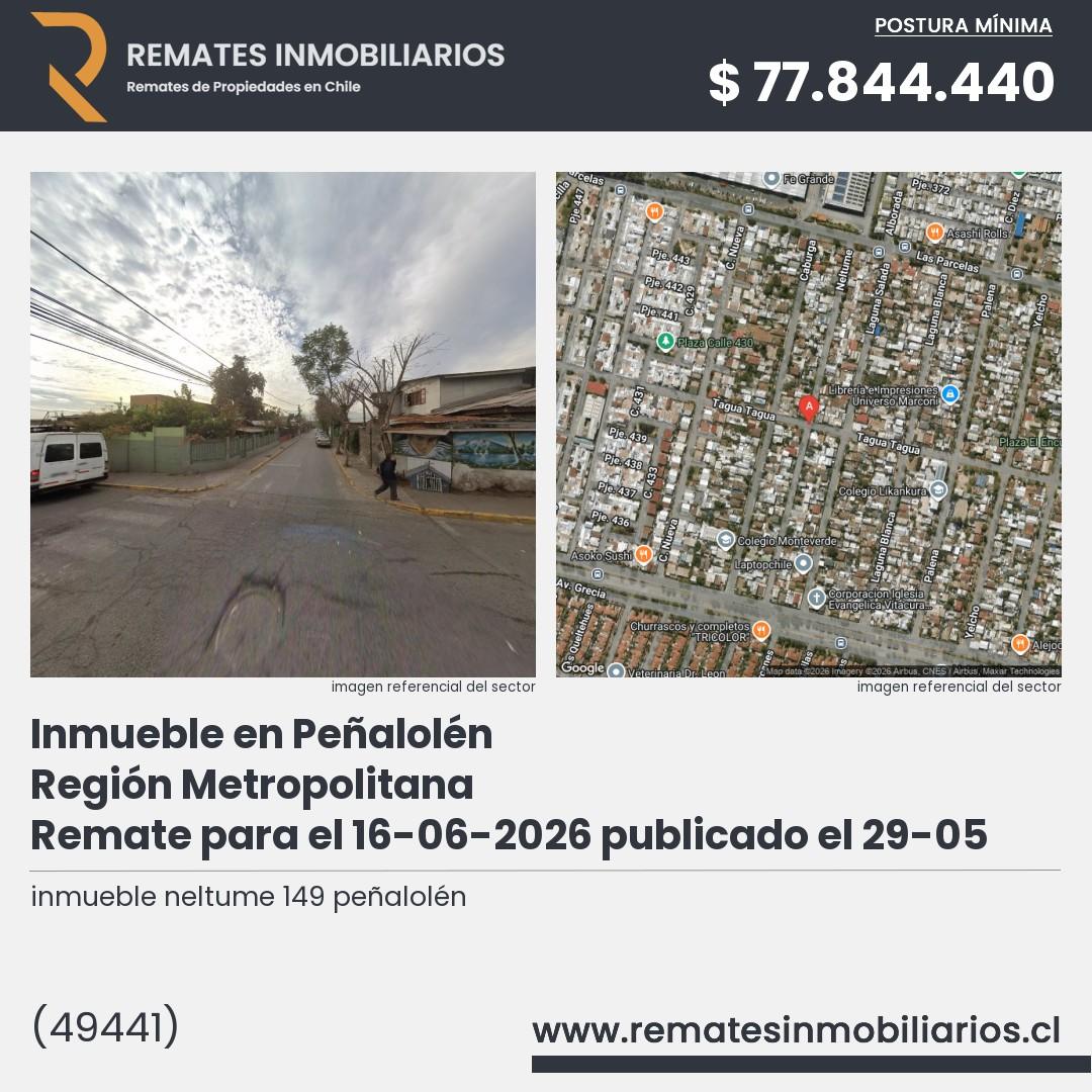 Imagen ficha inmueble neltume 149 peñalolén