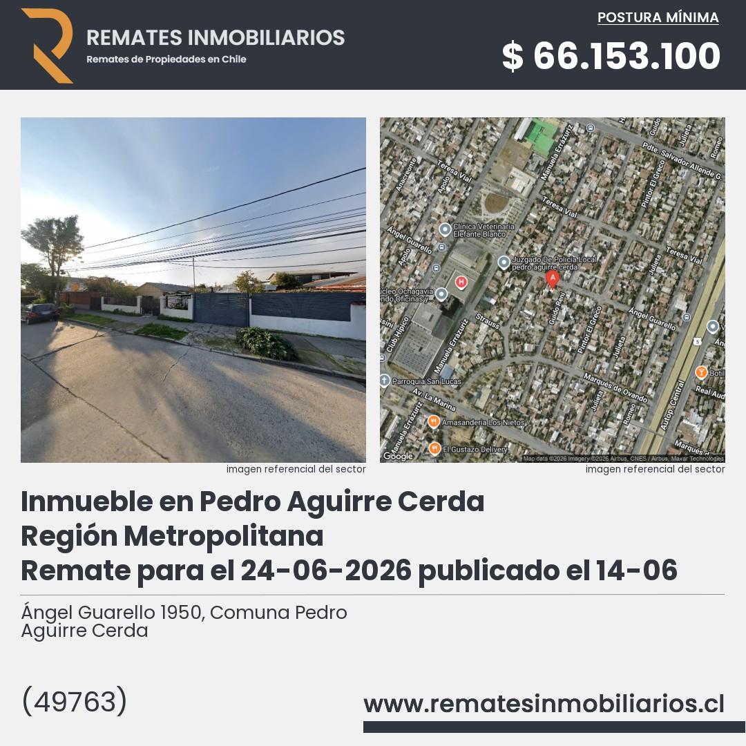 Imagen ficha Ángel Guarello 1950, Comuna Pedro Aguirre Cerda