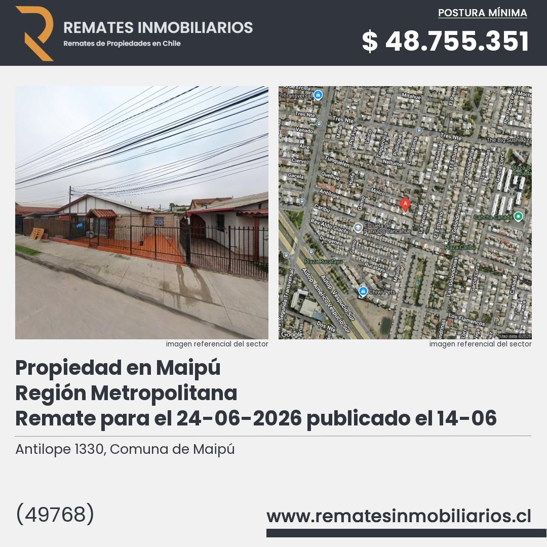 Imagen ficha Antilope 1330, Comuna de Maipú