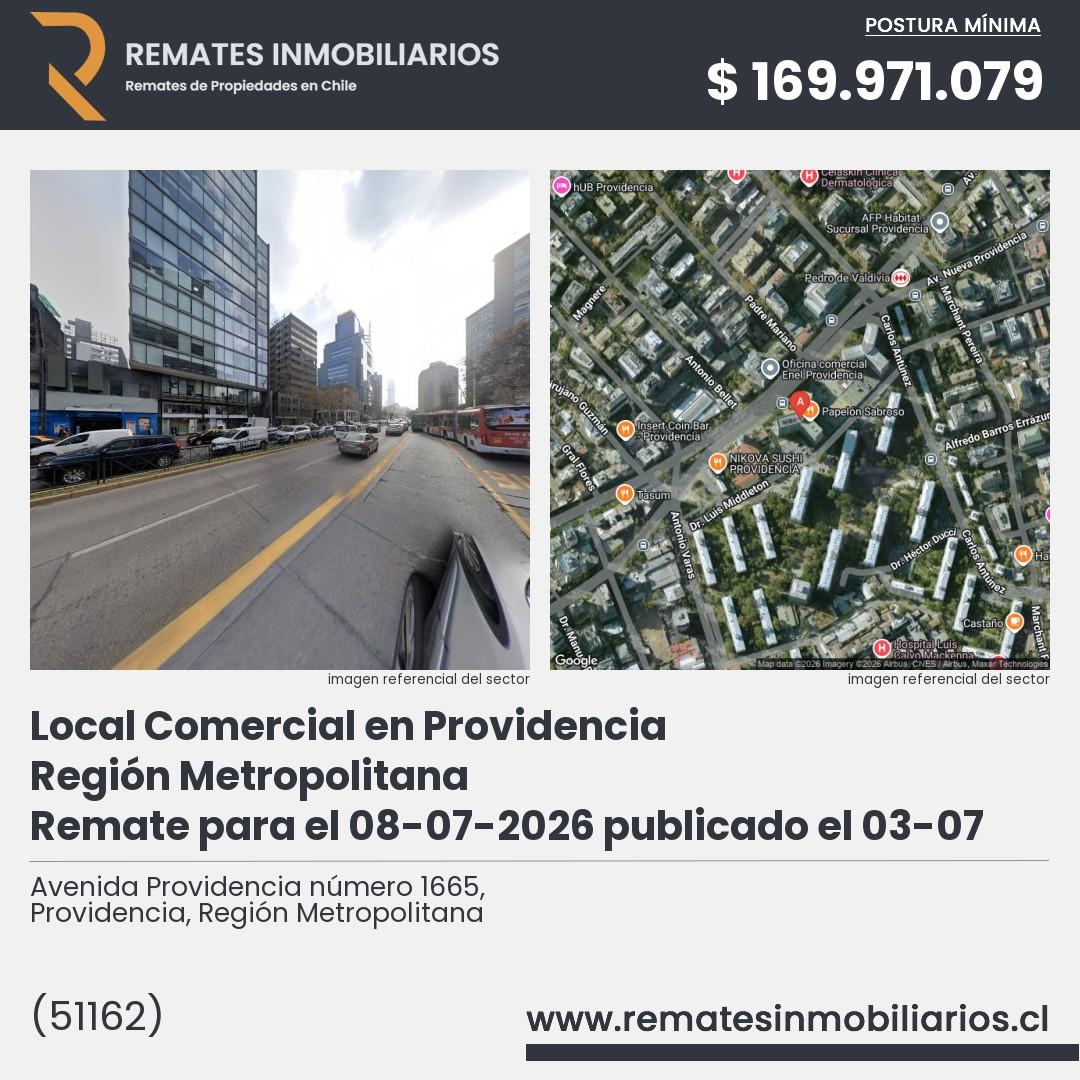 Imagen ficha Avenida Providencia número 1665, Providencia, Región Metropolitana