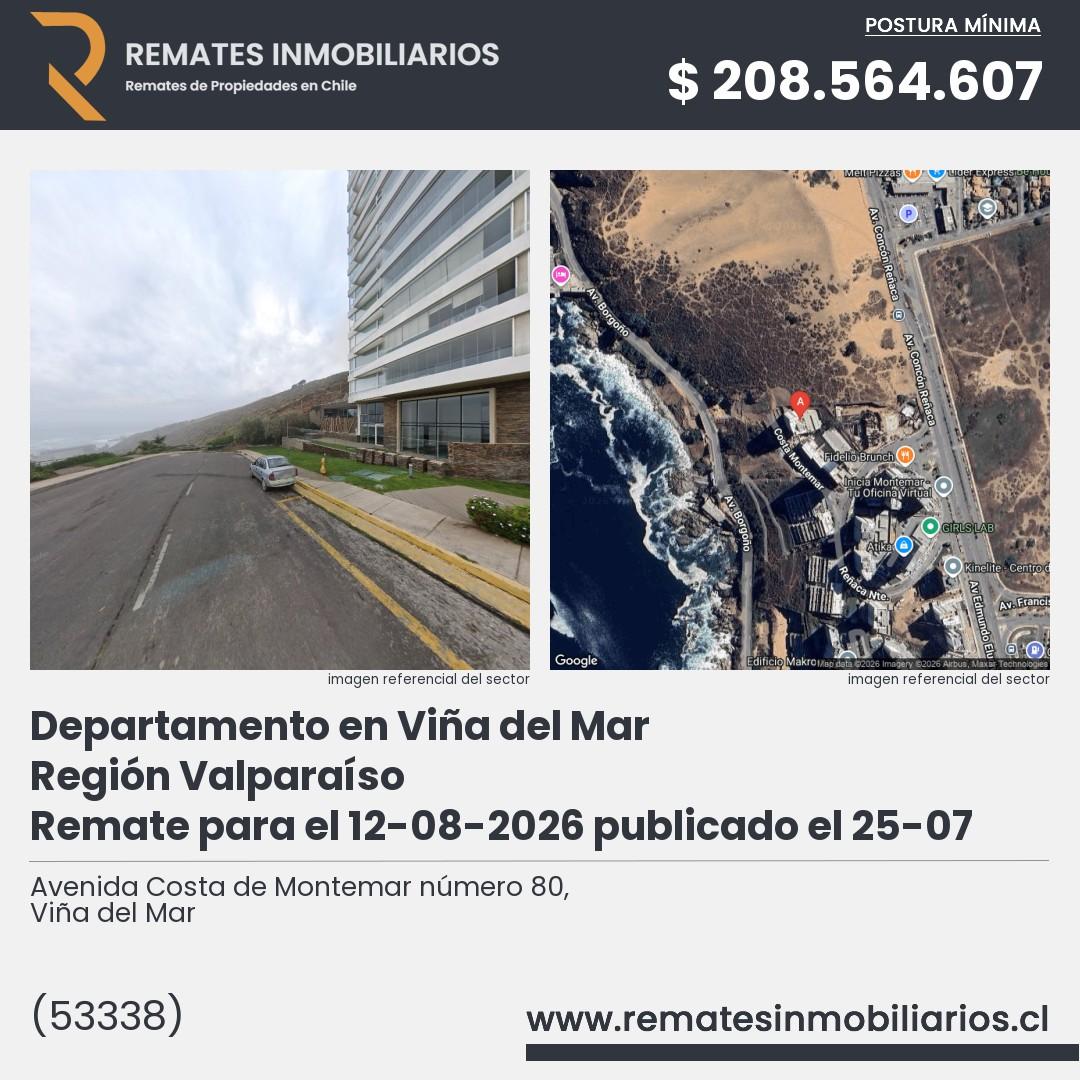 Imagen ficha Avenida Costa de Montemar número 80, Viña del Mar