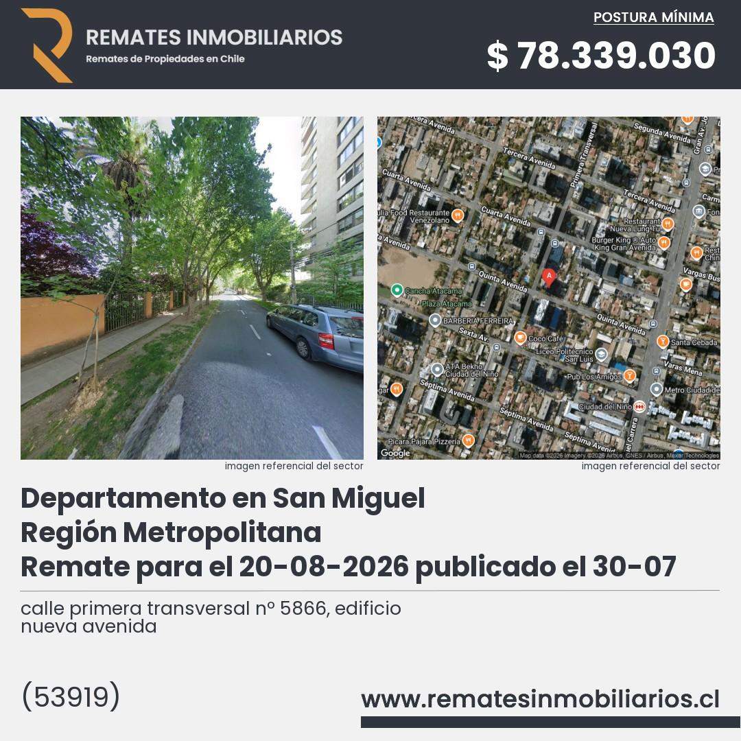Imagen ficha calle primera transversal nº 5866, edificio nueva avenida