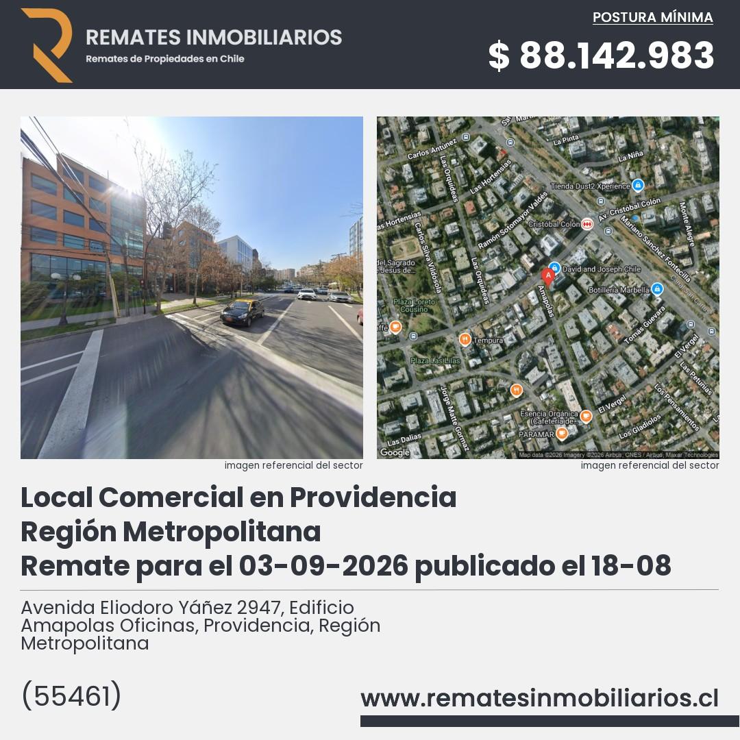 Imagen ficha Avenida Eliodoro Yáñez 2947, Edificio Amapolas Oficinas, Providencia, Región Metropolitana