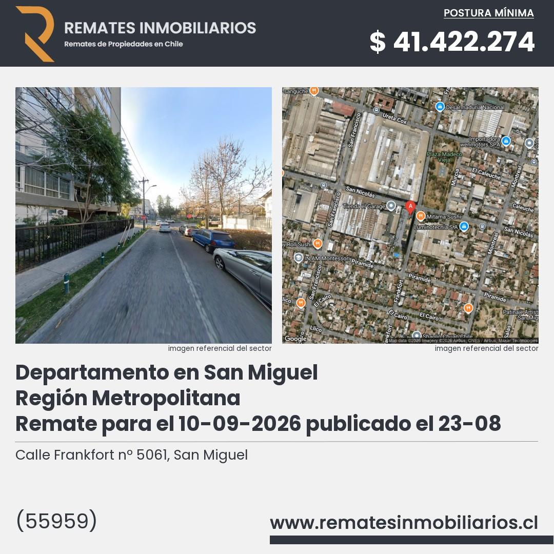 Imagen ficha Calle Frankfort nº 5061, San Miguel