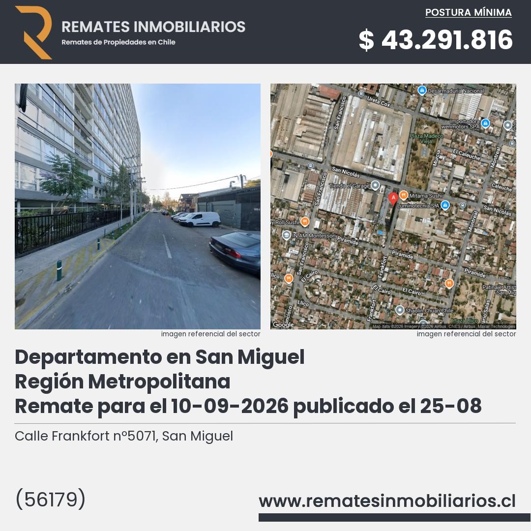 Imagen ficha Calle Frankfort nº5071, San Miguel
