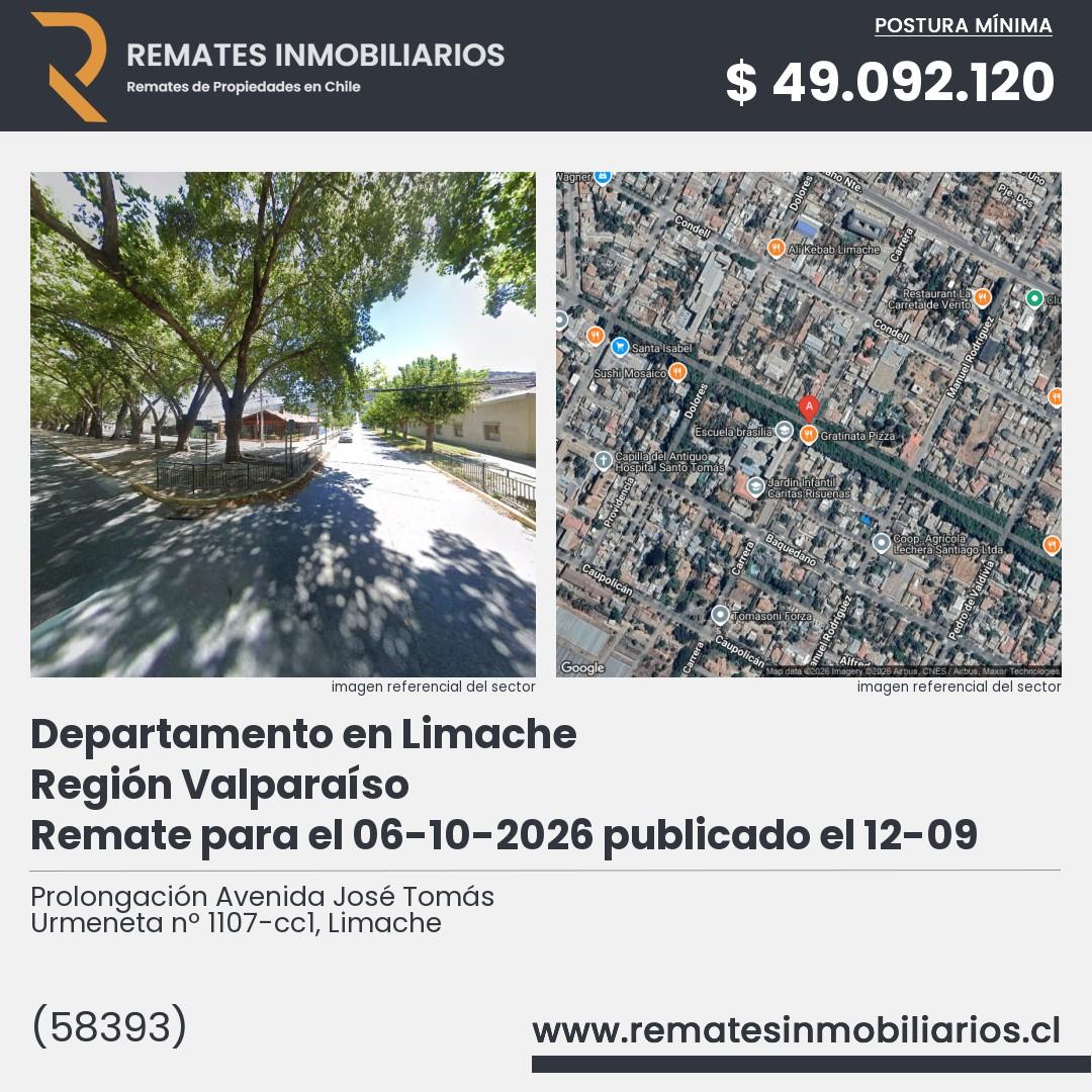 Imagen ficha Prolongación Avenida José Tomás Urmeneta nº 1107-cc1, Limache