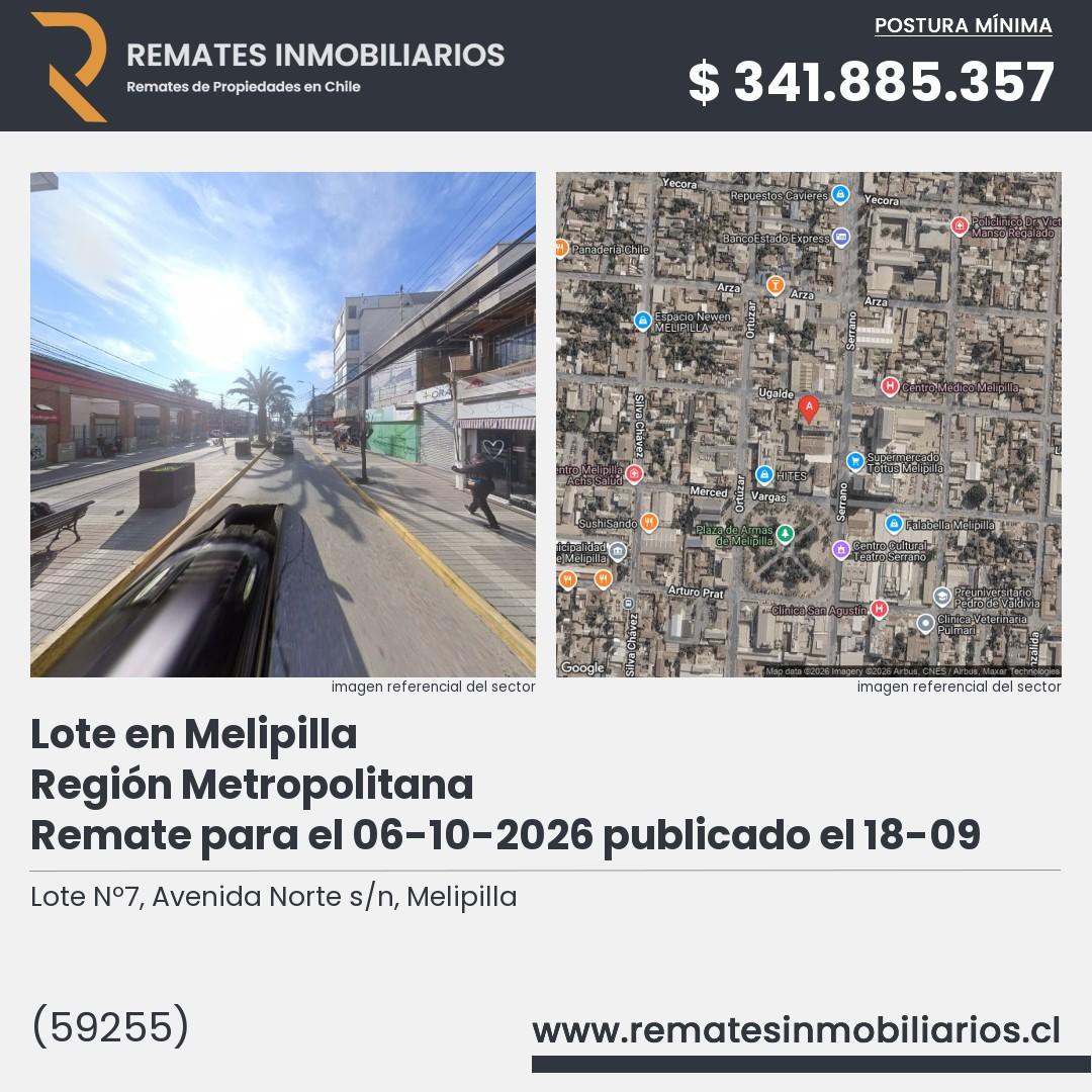 Imagen ficha Lote Nº7, Avenida Norte s/n, Melipilla