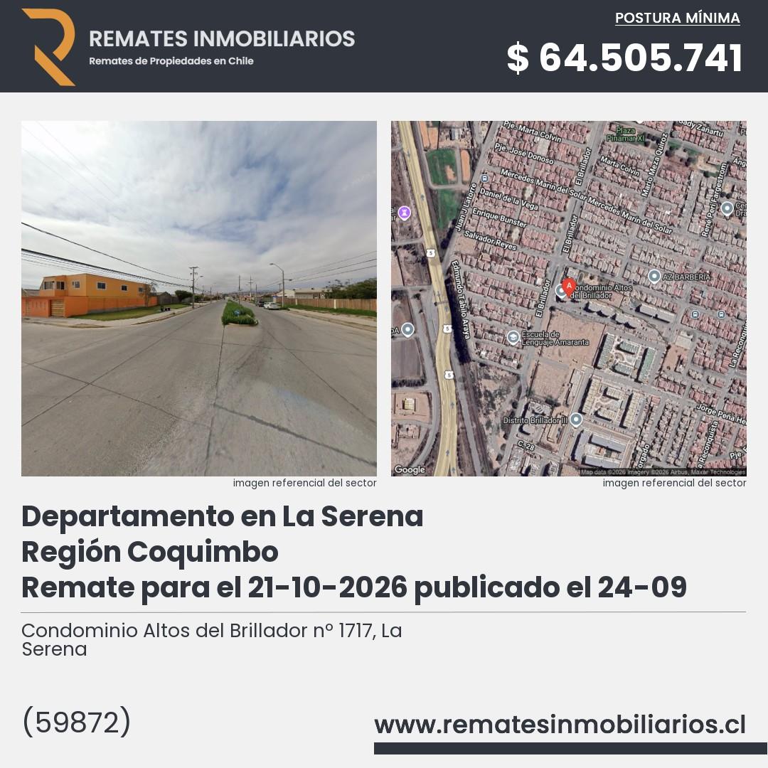 Imagen ficha Condominio Altos del Brillador nº 1717, La Serena