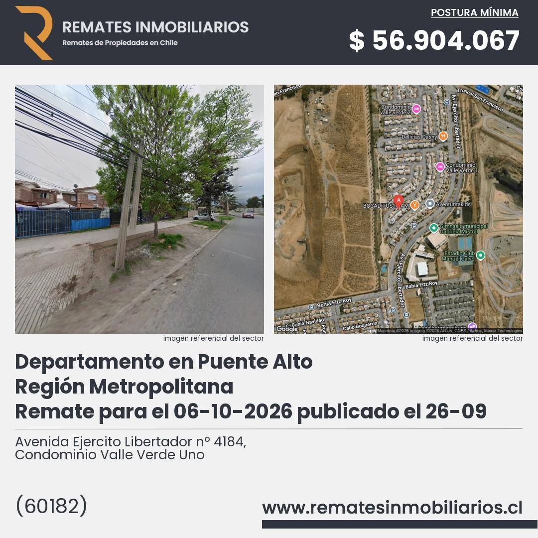 Imagen ficha Avenida Ejercito Libertador nº 4184, Condominio Valle Verde Uno