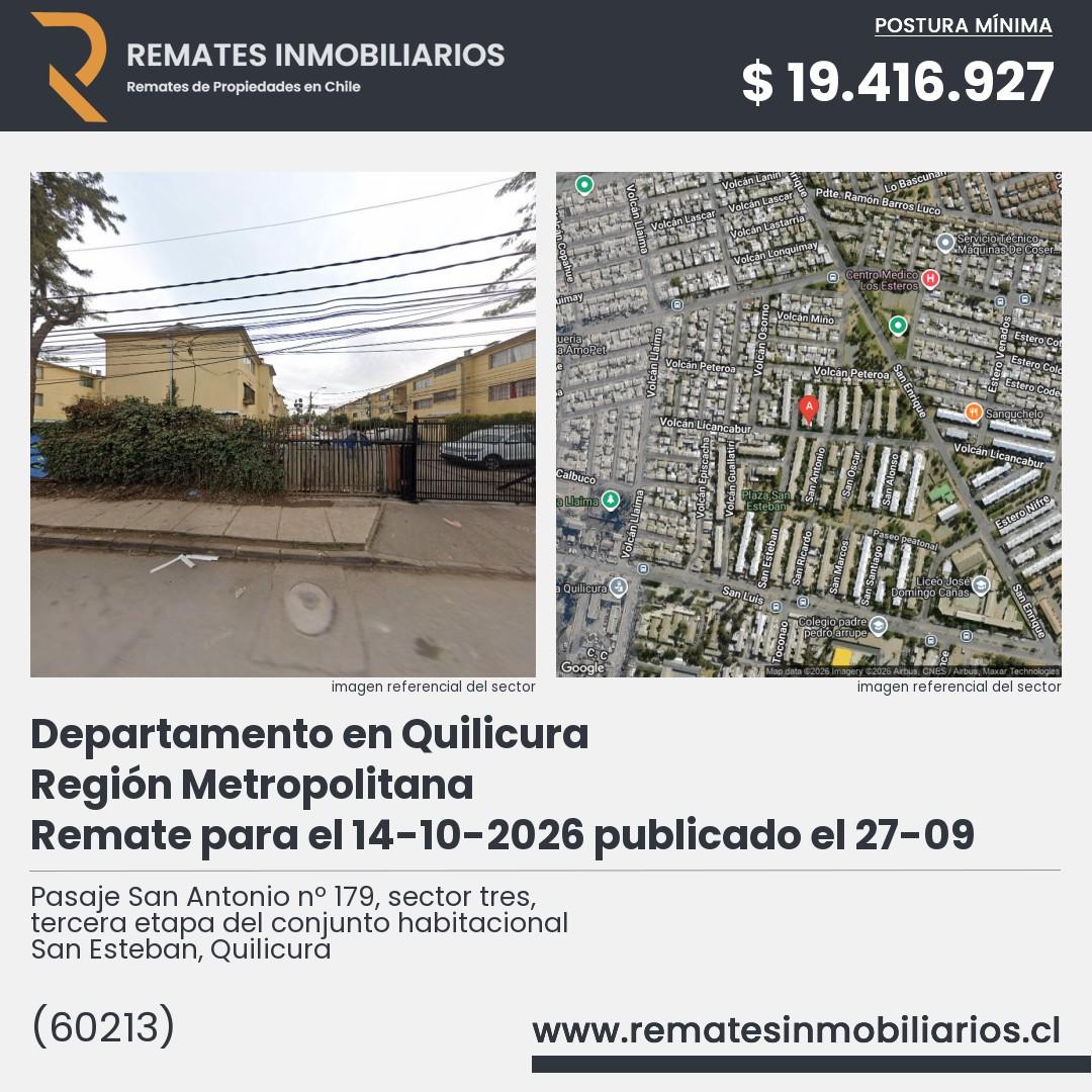 Imagen ficha Pasaje San Antonio nº 179, sector tres, tercera etapa del conjunto habitacional San Esteban, Quilicura