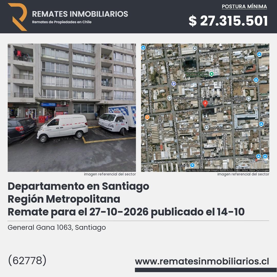 Imagen ficha General Gana 1063, Santiago
