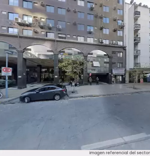 Vista referencial del sector en Santiago