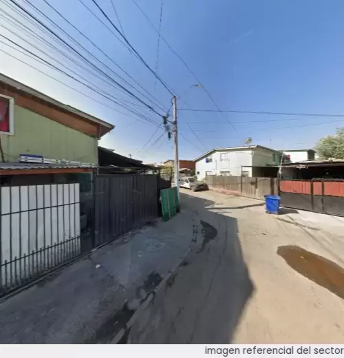 Vista referencial del sector en Buin