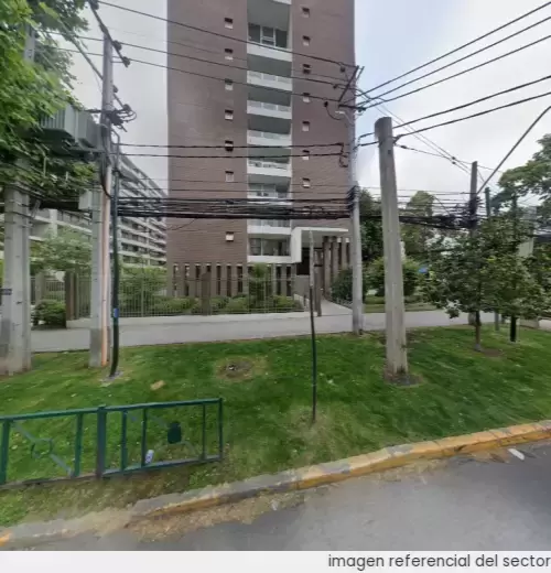 Vista referencial del sector en Ñuñoa