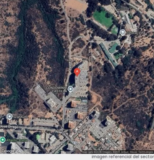 Vista satelital referencial