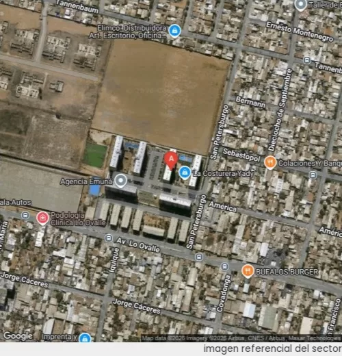 Vista satelital referencial