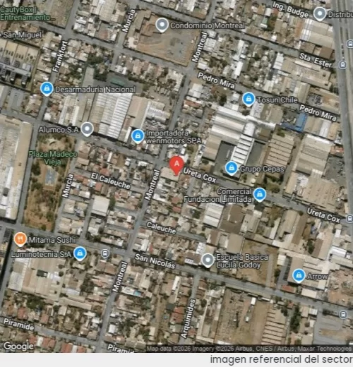 Vista satelital referencial