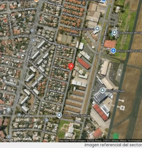 Vista satelital referencial