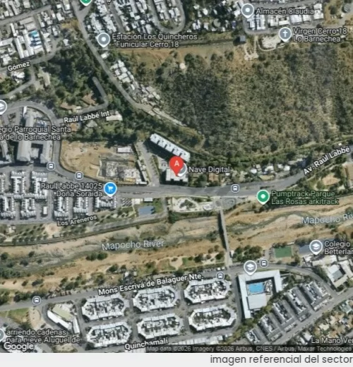 Vista satelital referencial