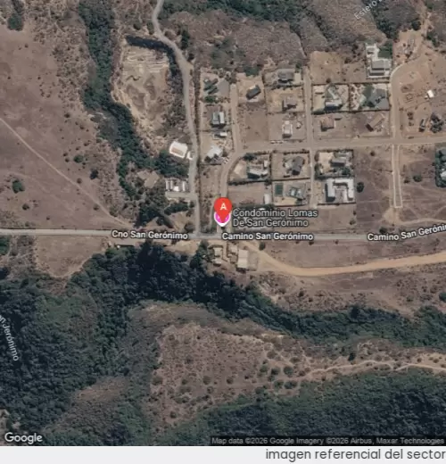 Vista satelital referencial