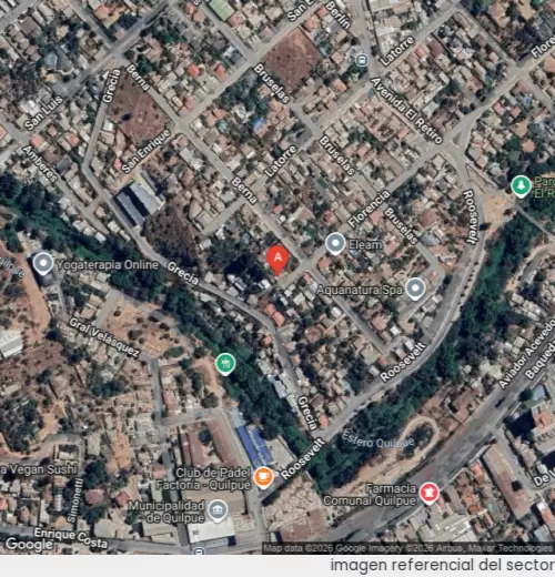 Vista satelital referencial