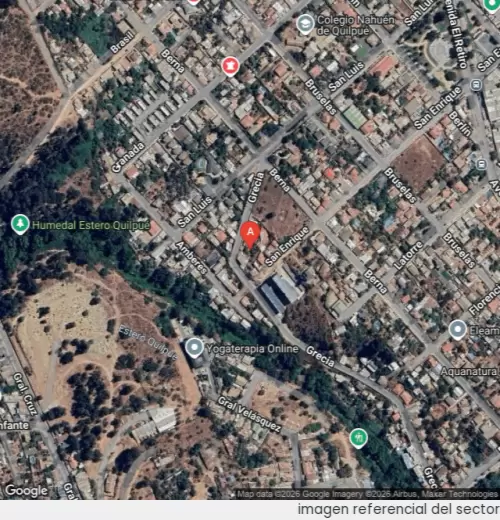 Vista satelital referencial