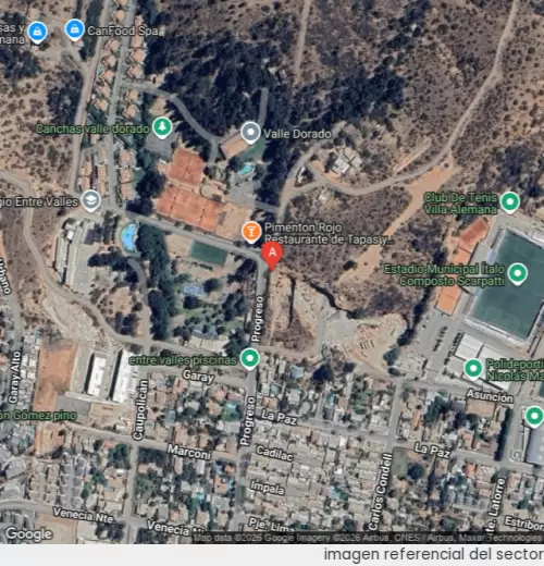 Vista satelital referencial
