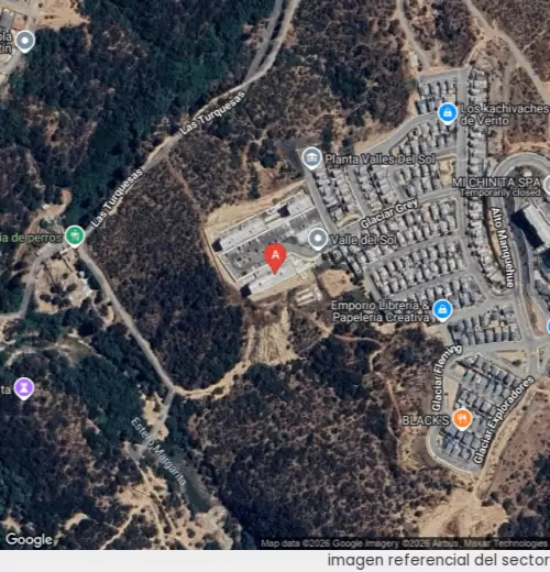 Vista satelital referencial