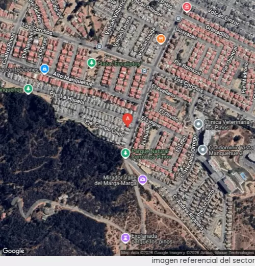 Vista satelital referencial