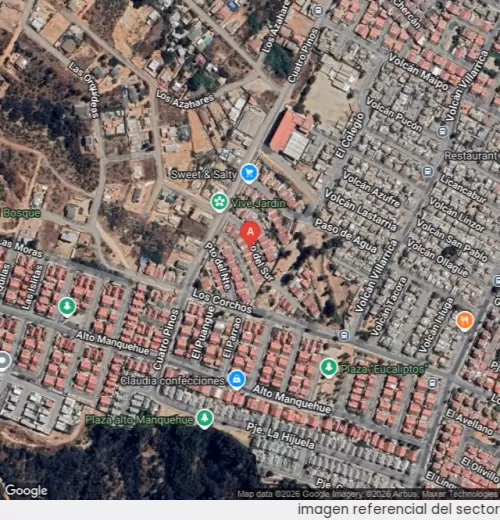 Vista satelital referencial