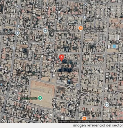 Vista satelital referencial