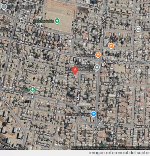 Vista satelital referencial