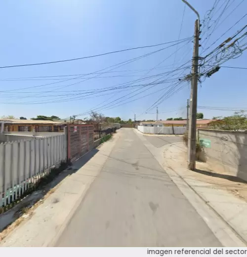 Vista referencial del sector
