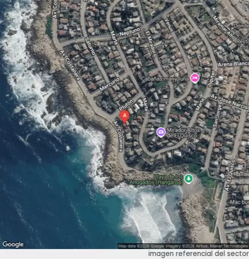 Vista satelital referencial