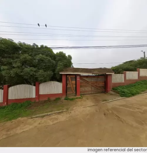 Vista referencial del sector