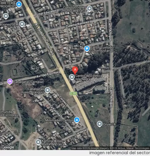 Vista satelital referencial