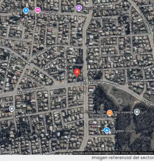 Vista satelital referencial