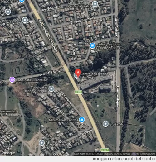 Vista satelital referencial
