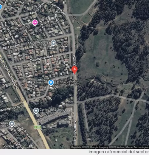 Vista satelital referencial
