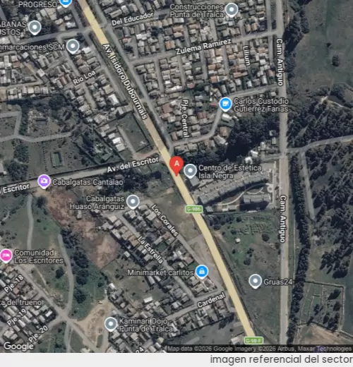 Vista satelital referencial
