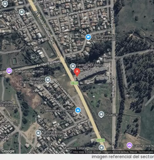 Vista satelital referencial