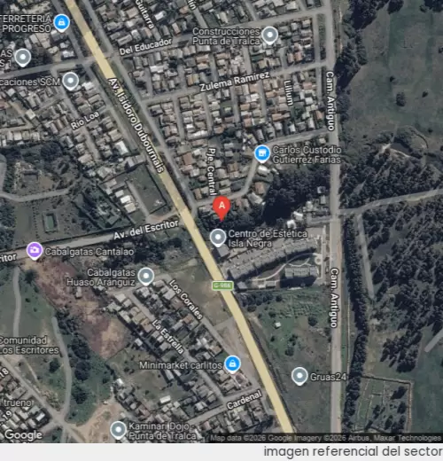 Vista satelital referencial