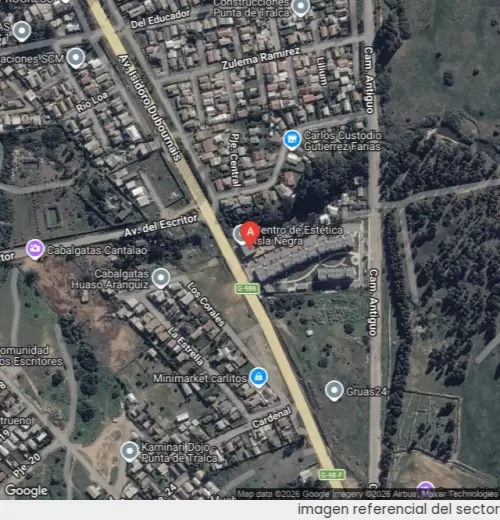 Vista satelital referencial