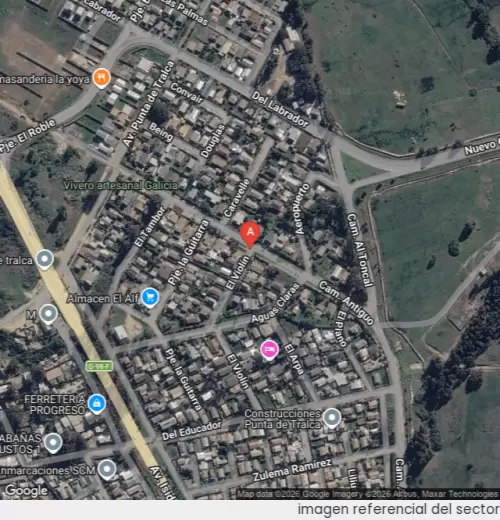 Vista satelital referencial