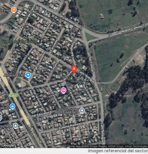 Vista satelital referencial