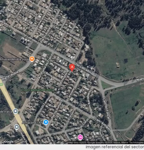 Vista satelital referencial