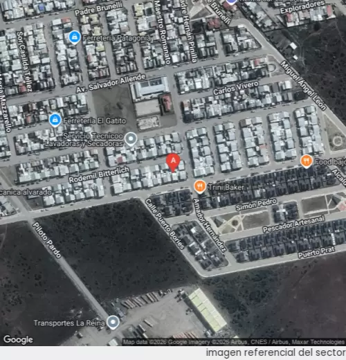 Vista satelital referencial