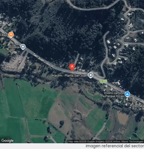 Vista satelital referencial