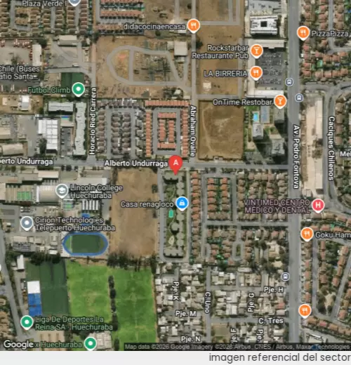 Vista satelital referencial