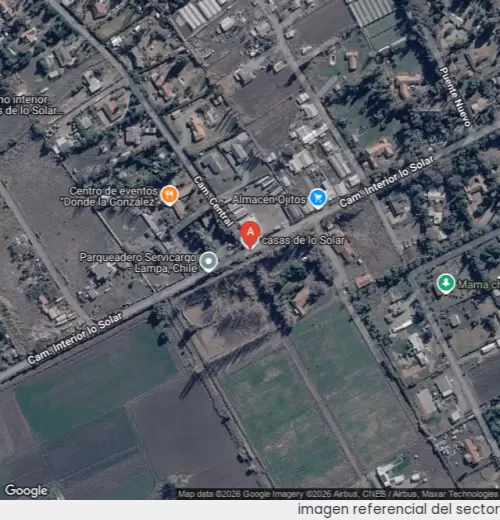Vista satelital referencial
